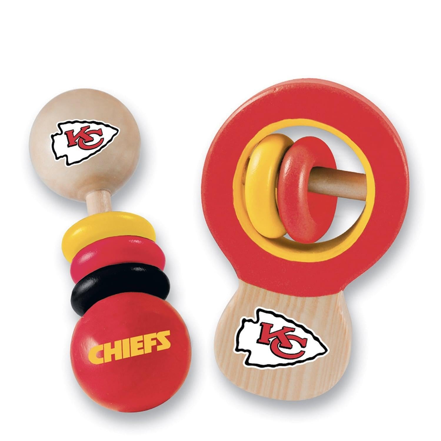 Kansas City Chiefs Baby Rattle Set